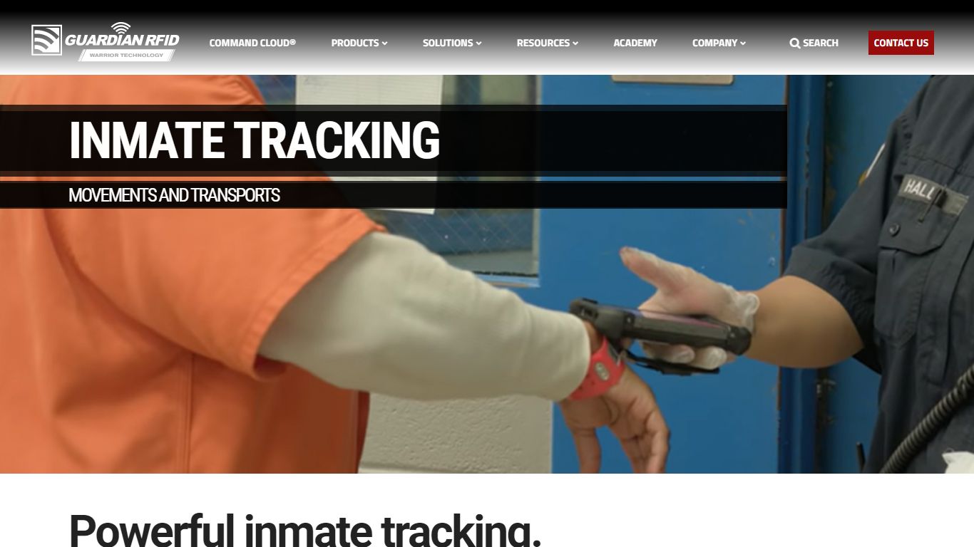 Inmate tracking | GUARDIAN RFID